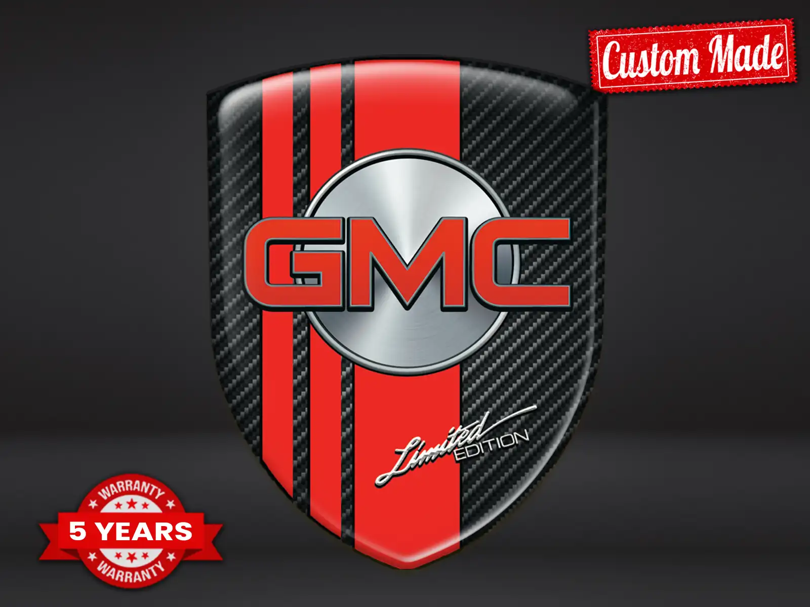 GMC Badges Auto Qualité Pro Personnalisables
